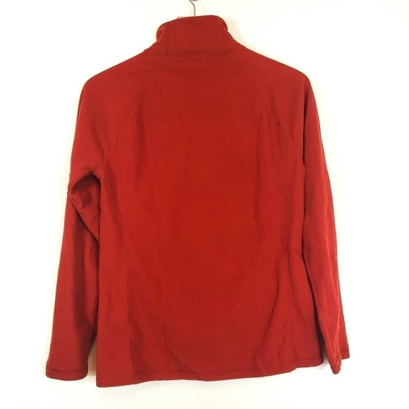 Chaps Sports Half Zip Fleece Pullover Red Women's - Picture 8 of 8